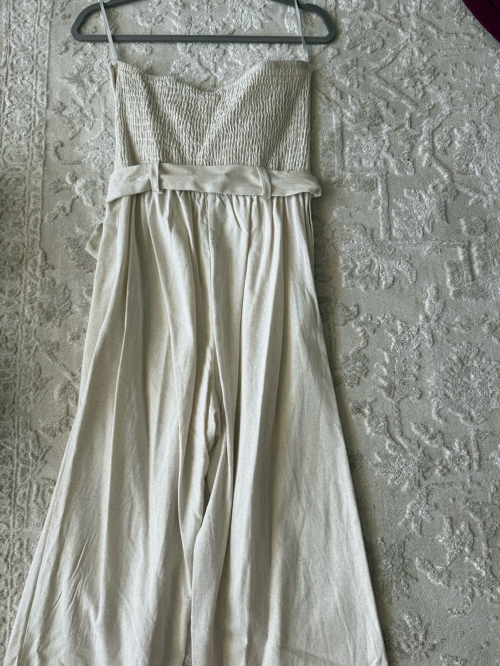 Monteau Strapless Linen Jumpsuit - Picture 8 of 9